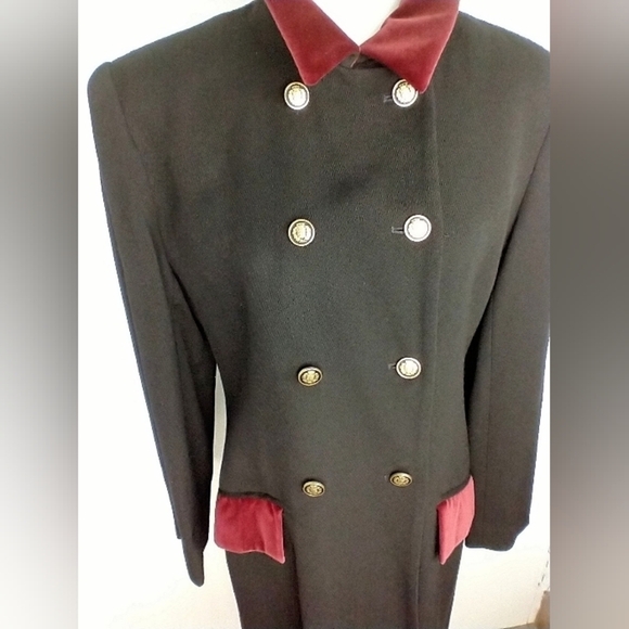 VINTAGE JONES NEW YORK DOUBLE BREASTED COAT - Picture 7 of 8